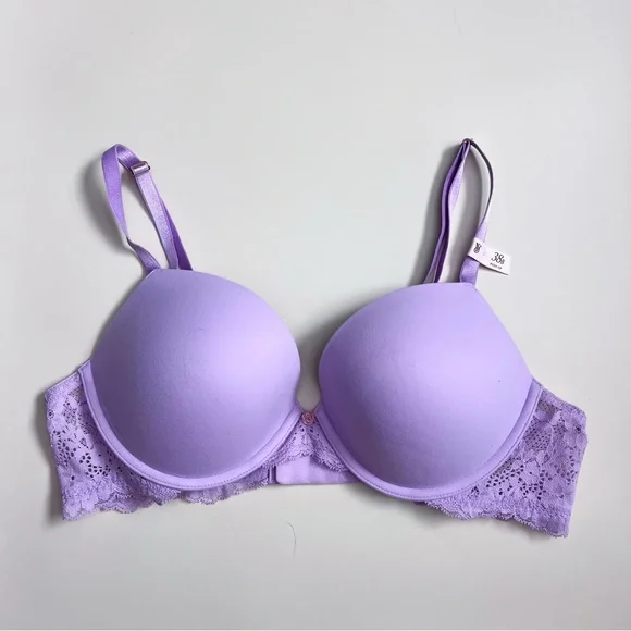NWT Victoria’s Secret Light Purple Push Up Bra - Picture 1 of 5